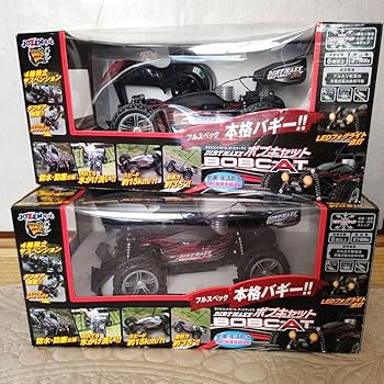 ラジコンセット　2台付き Amazon.co.jp: ジョーゼン ラジコン 2台 バギー ボブキャット 旧